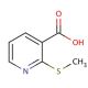 2-(Methylthio)pyridine-3-carboxylic acid (CAS 74470-23-8) - chemical structure image