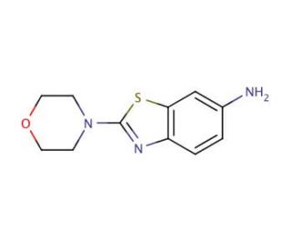 2-morpholin-4-yl-1,3-benzothiazol-6-amine - chemical structure image