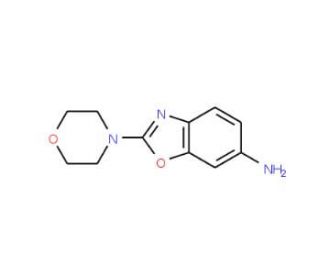 2-morpholin-4-yl-1,3-benzoxazol-6-amine - chemical structure image