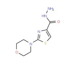 2-morpholin-4-yl-1,3-thiazole-4-carbohydrazide - chemical structure image