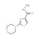 2-morpholin-4-yl-1,3-thiazole-4-carbohydrazide - chemical structure image