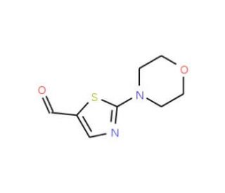 2-(Morpholin-4-yl)-1,3-thiazole-5-carboxaldehyde (CAS 1011-41-2) - chemical structure image
