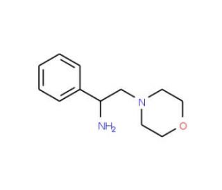 2-(Morpholin-4-yl)-1-phenylethylamine (CAS 38060-08-1) - chemical structure image