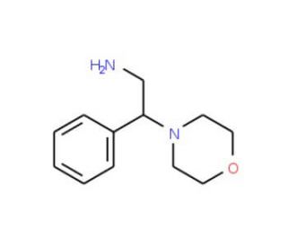 2-(Morpholin-4-yl)-2-phenylethylamine (CAS 31466-44-1) - chemical structure image