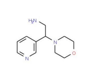 2-Morpholin-4-yl-2-pyridin-3-yl-ethylamine (CAS 410544-52-4) - chemical structure image