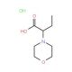 2-Morpholin-4-yl-butyric acid hydrochloride - chemical structure image