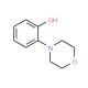 Estrutura molecular do 2-(Morpholin-4-yl)phenol, Número CAS: 41536-44-1 2-(Morpholin-4-yl)phenol (CAS 41536-44-1) - chemical structure image