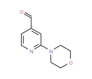 2-(Morpholin-4-yl)pyridine-4-carboxaldehyde (CAS 864068-87-1) - chemical structure image