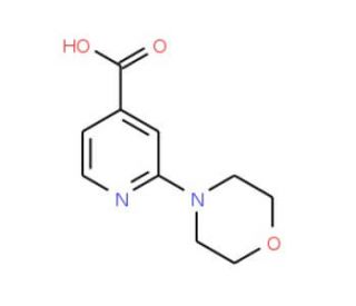 2-(Morpholin-4-yl)pyridine-4-carboxylic acid (CAS 295349-64-3) - chemical structure image