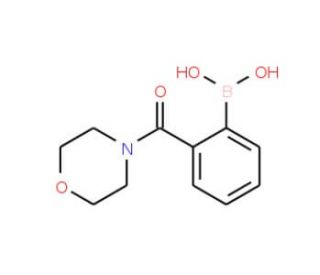 2-(Morpholin-4-ylcarbonyl)benzeneboronic acid (CAS 874219-17-7) - chemical structure image