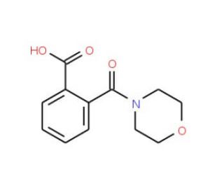 2-(morpholin-4-ylcarbonyl)benzoic acid (CAS 73728-40-2) - chemical structure image