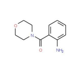 [2-(Morpholin-4-ylcarbonyl)phenyl]amine (CAS 39630-24-5) - chemical structure image