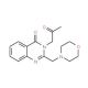 2-(morpholin-4-ylmethyl)-3-(2-oxopropyl)quinazolin-4(3H)-one - chemical structure image