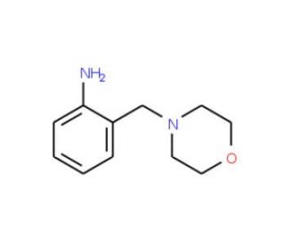 2-(Morpholin-4-ylmethyl)aniline (CAS 95539-61-0) - chemical structure image