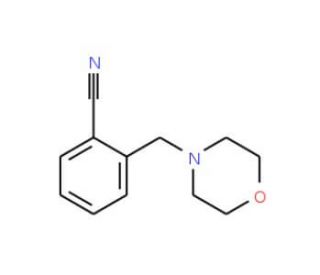 2-(morpholin-4-ylmethyl)benzonitrile (CAS 37812-33-2) - chemical structure image