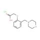 [2-(Morpholin-4-ylmethyl)phenoxy]-acetic acid hydrochloride - chemical structure image