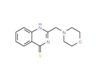 2-(morpholin-4-ylmethyl)quinazoline-4-thiol - chemical structure image