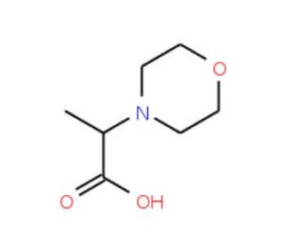 2-Morpholin-4-ylpropanoic acid (CAS 89895-81-8) - chemical structure image