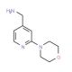 (2-morpholin-4-ylpyridin-4-yl)methylamine (CAS 864068-88-2) - chemical structure image