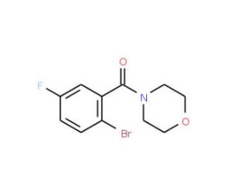 2-(Morpholine-4-carbonyl)-4-fluoro-1-bromobenzene (CAS 951884-11-0) - chemical structure image