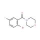 2-(Morpholine-4-carbonyl)-4-fluoro-1-bromobenzene (CAS 951884-11-0) - chemical structure image