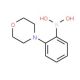 2-(Morpholino)phenylboronic acid (CAS 933052-52-9) - chemical structure image