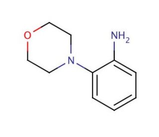 2-Morpholinoaniline (CAS 5585-33-1) - chemical structure image