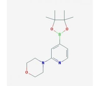 2-Morpholinopyridine-4-boronic acid, pinacol ester (CAS 888721-86-6) - chemical structure image