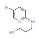 2-N-(3-Aminopropyl)-amino-5-bromopyridine (CAS 92993-40-3) - chemical structure image