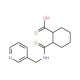 2-(N-(3-Pyridylmethyl)carbamoyl)cyclohexane-carboxylic acid - chemical structure image