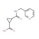 2-(N-(3-Pyridylmethyl)carbamoyl)cyclopropane-carboxylic acid - chemical structure image