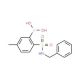 2-(N-Benzylsulfamoyl)-5-methylphenylboronic acid (CAS 1072946-63-4) - chemical structure image
