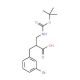 2-N-Boc-2-Aminomethyl-3-(3-bromo-phenyl)-propionic acid (CAS 886364-87-0) - chemical structure image