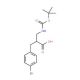 2-N-Boc-2-Aminomethyl-3-(4-bromo-phenyl)-propionic acid (CAS 886364-20-1) - chemical structure image