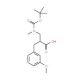 2-N-Boc-3-(3-Methoxy-phenyl)-2-methylaminomethyl-propionic acid (CAS 886364-83-6) - chemical structure image