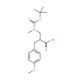 2-N-Boc-3-(4-Methoxy-phenyl)-2-methylaminomethyl-propionic acid (CAS 886364-75-6) - chemical structure image