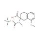 2-N-Boc-8-Methoxy-2-methylamino-1,2,3,4-tetrahydro-naphthalene-2-carboxylic acid (CAS 886364-93-8) - chemical structure image