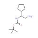 2-N-Boc-amino-2-cyclopentyl-ethylamine (CAS 936497-76-6) - chemical structure image
