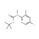 2-(N-Boc-methylamino)-5-iodo-3-methylpyridine (CAS 942206-08-8) - chemical structure image