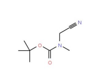 2-(N-Boc-methylamino)acetonitrile (CAS 180976-09-4) - chemical structure image
