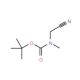 2-(N-Boc-methylamino)acetonitrile (CAS 180976-09-4) - chemical structure image