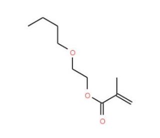 2-n-Butoxyethyl methacrylate (CAS 13532-94-0) - chemical structure image