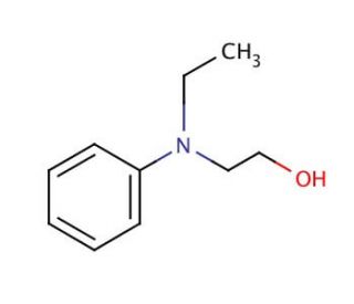 2-(N-Ethylanilino)ethanol (CAS 92-50-2) - chemical structure image