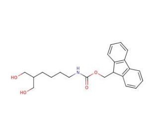 2-(N-Fmoc-4-aminobutyl)-1,3-propanediol (CAS 147190-31-6) - chemical structure image