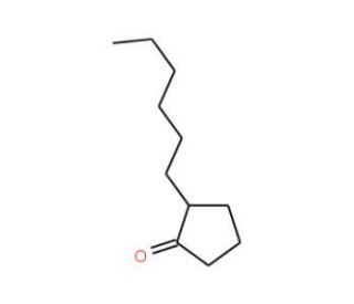 2-n-Hexylcyclopentanone (CAS 13074-65-2) - chemical structure image