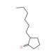 2-n-Hexylcyclopentanone (CAS 13074-65-2) - chemical structure image