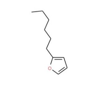 2-n-Hexylfuran (CAS 3777-70-6) - chemical structure image
