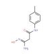 2-(N-Hydroxycarbamimidoyl)-N-p-tolyl-acetamide (CAS 61239-35-8) - chemical structure image