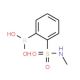 2-(N-Methylsulfamoyl)phenylboronic acid (CAS 956283-09-3) - chemical structure image