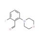 2-(N-Morpholinyl)-6-fluorobenzaldehyde (CAS 736991-93-8) - chemical structure image